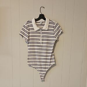 Rue21 Lavender Striped Top